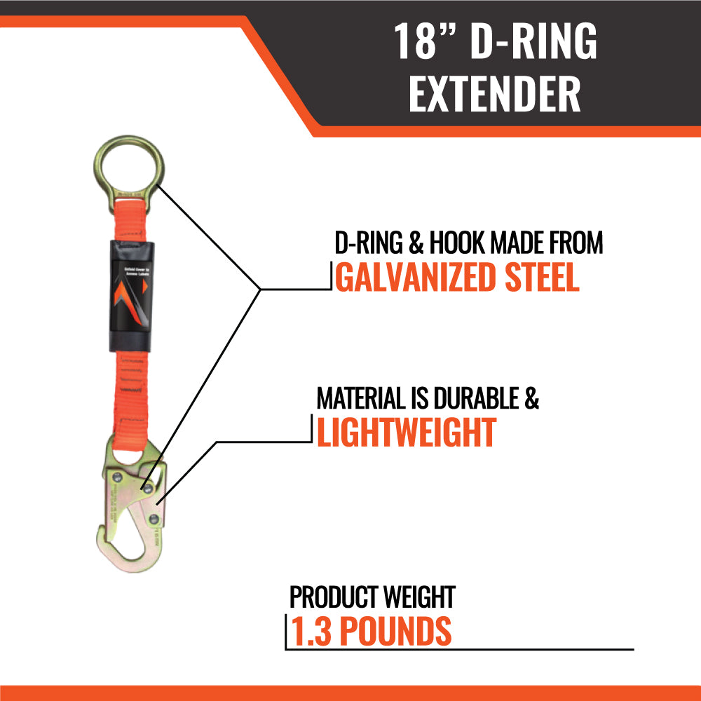 Malta C5010 18" D-Ring Extender