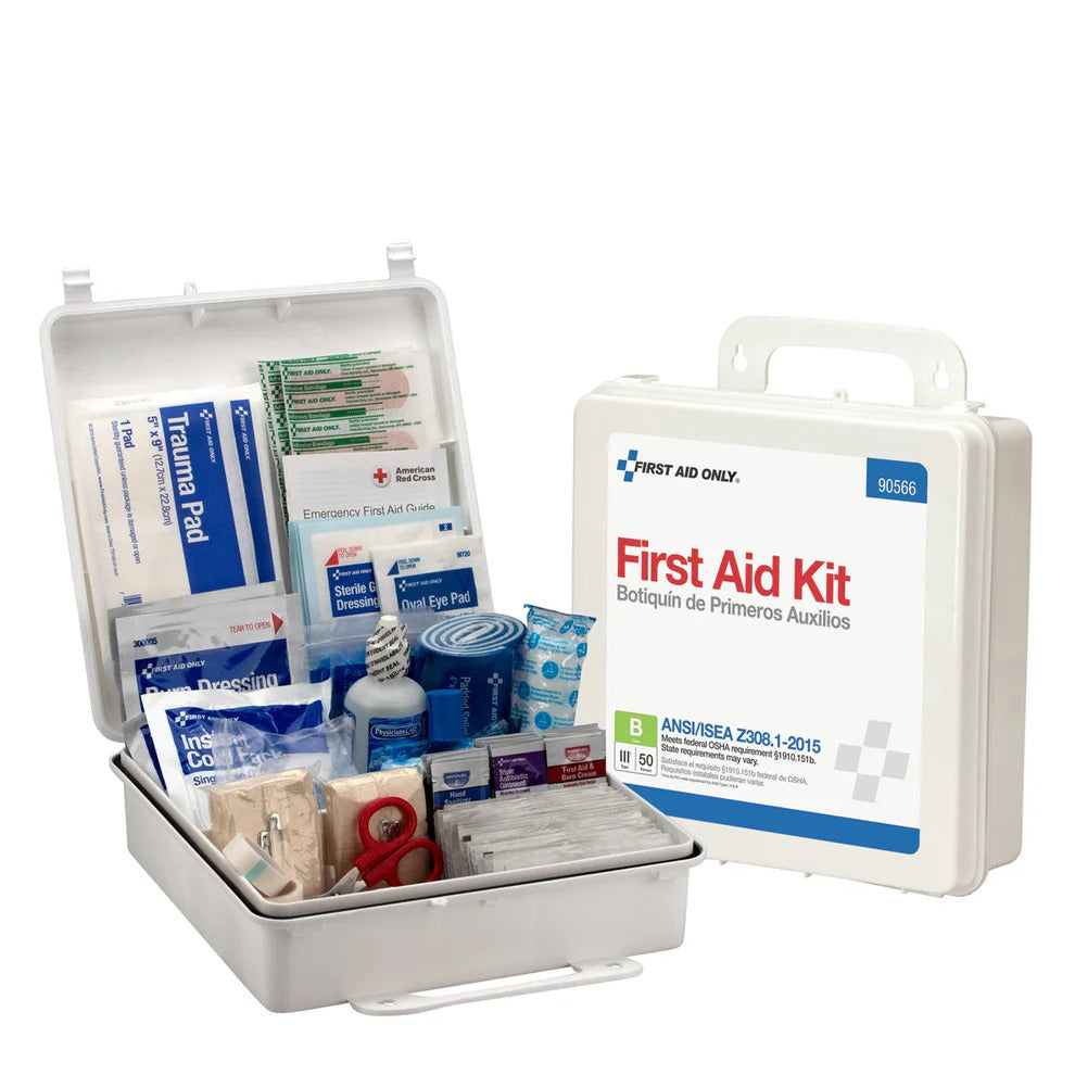 50 Person First Aid Kit Ansi 2015 Class B Plastic Case