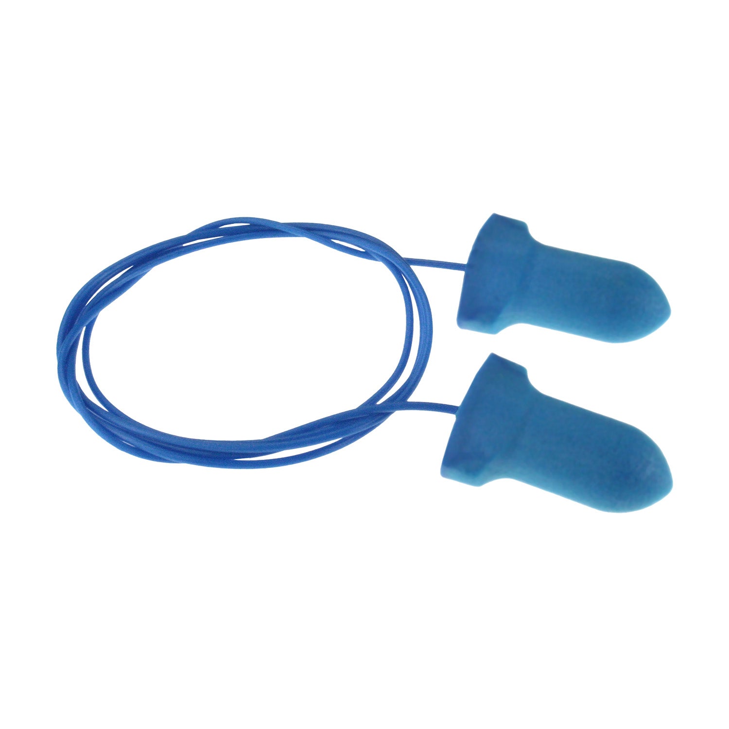 Detour® 32 Metal Detectable Foam Earplugs - Corded (Box of 100)