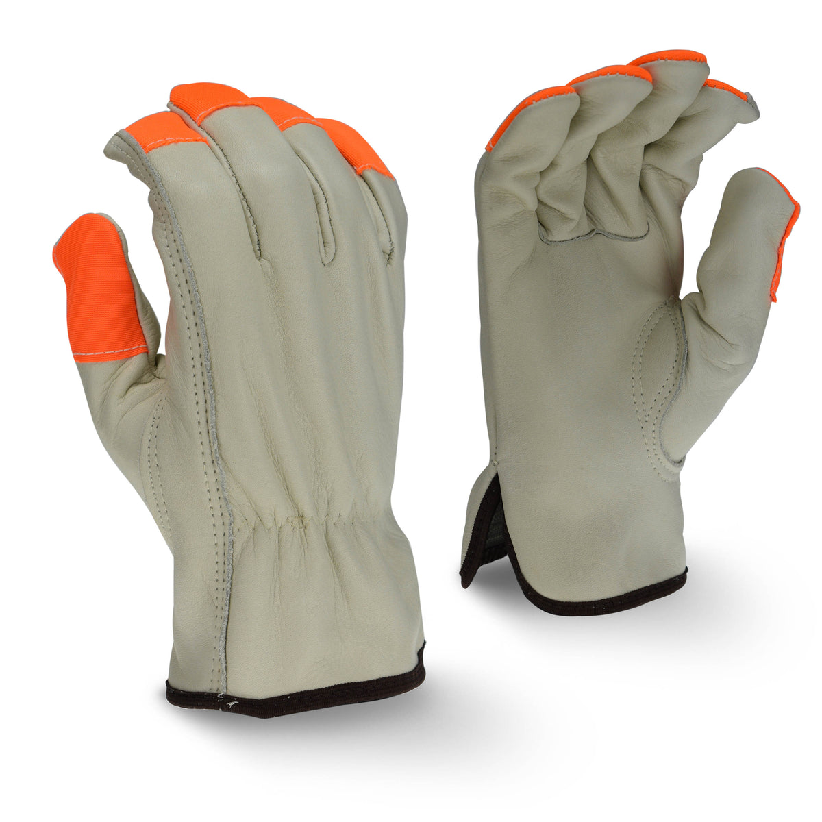 RWG4220H High Visibility Standard Grain Cowhide Leather Driver (Pack of 12) - WRYKER Construction Supply