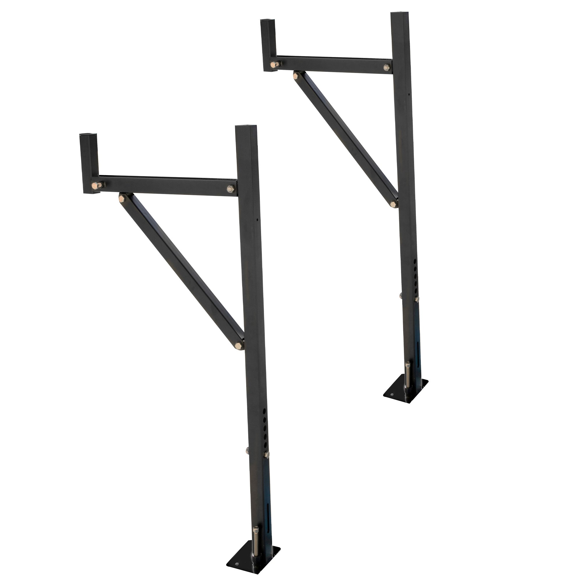 Truck Rack Universal for Short and Long Bed 250 Lbs Rated Telescoping Arms 19" -34" Wide - WRYKER Construction Supply