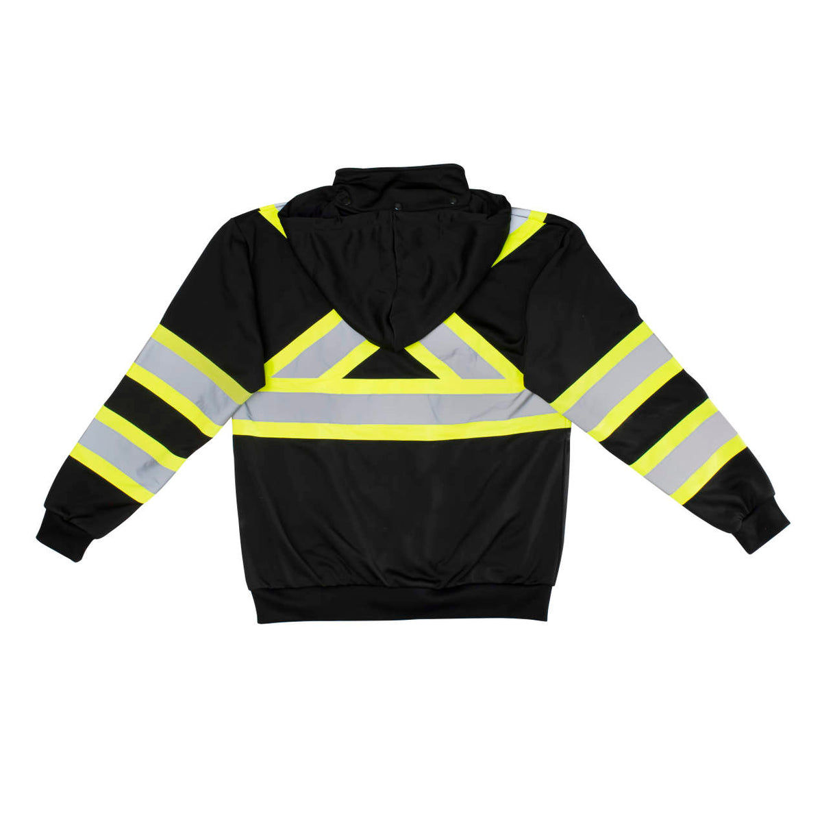 Radians SW01X-2 High Neck Zip Front X-Back Hooded Sweatshirt - WRYKER Construction Supply