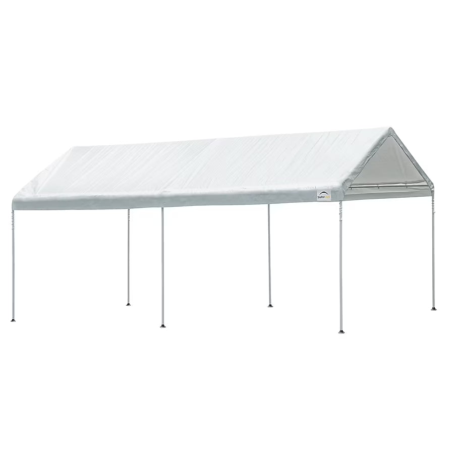Shelter Logic 10'X20' White Gazebo Canopy Max AP 6 Legs