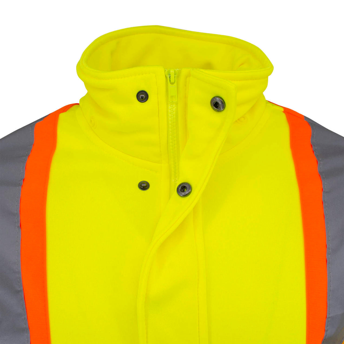 Radians SW01X-2 High Neck Zip Front X-Back Hooded Sweatshirt - WRYKER Construction Supply
