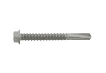 DeWALT TEK-5 DrillIt® Extended Capacity Drill Screws, #5 Point Type, 5/16" Indented Hex Washer Head Screw, Stalgard Finish - WRYKER Construction Supply