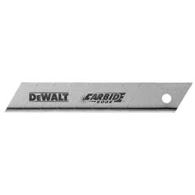 DeWALT 18MM Carbide Utility Snap Knife Replacement Blades 10 Pack