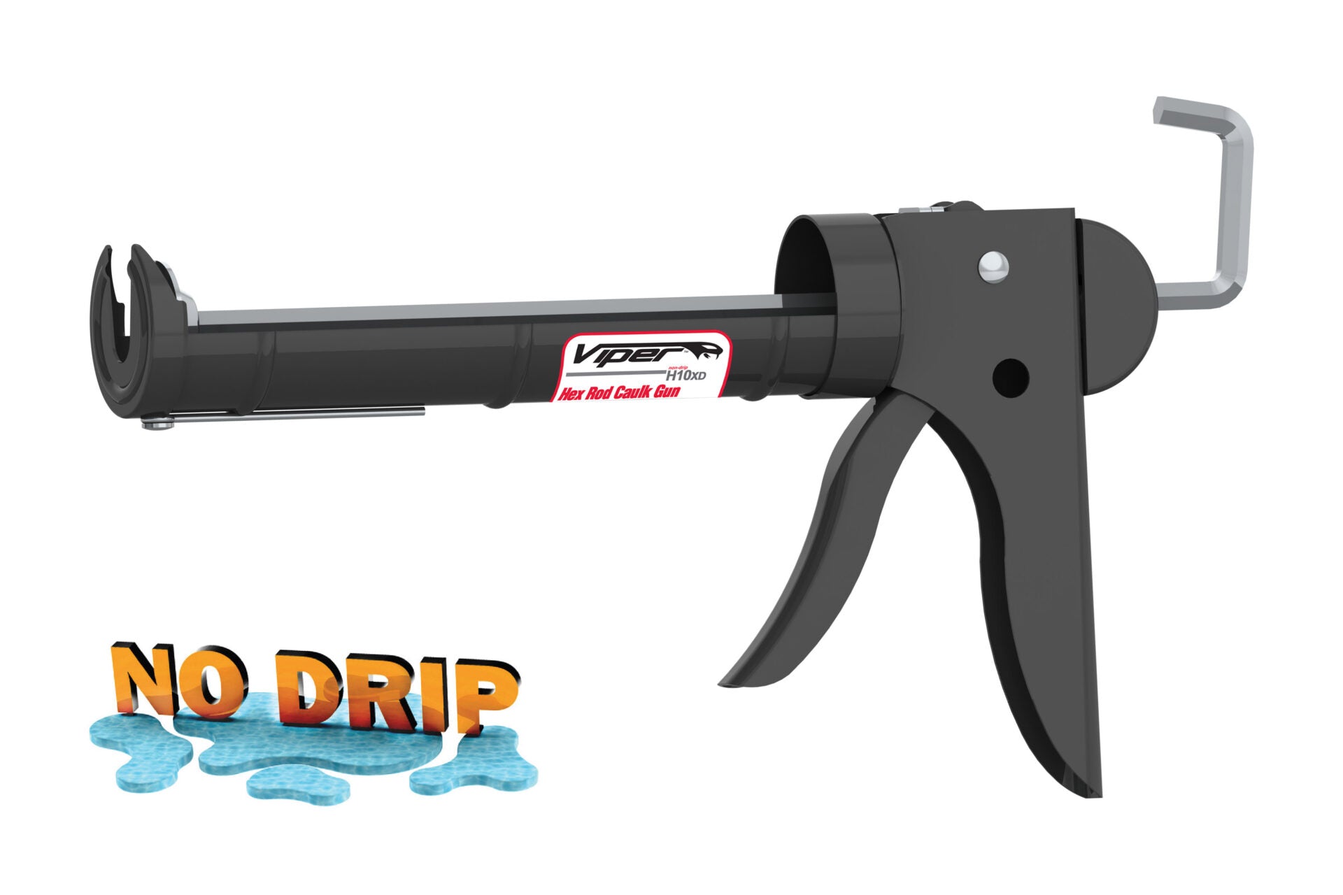 Albion Viper No-Drip Half Barrel Caulk Gun 10:1 Drive