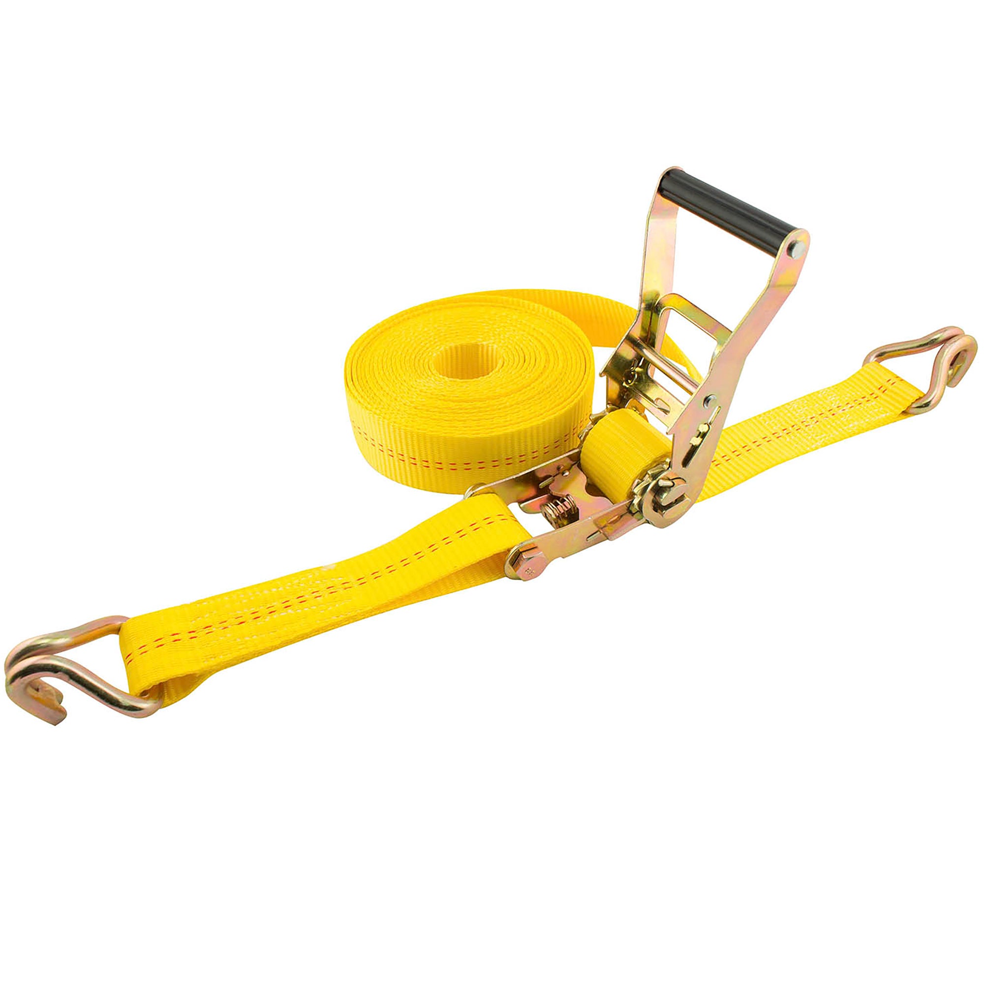 Double J Winch Ratchet Straps 2"X27' 10,000 lb Load Rating WL 3300 Lbs