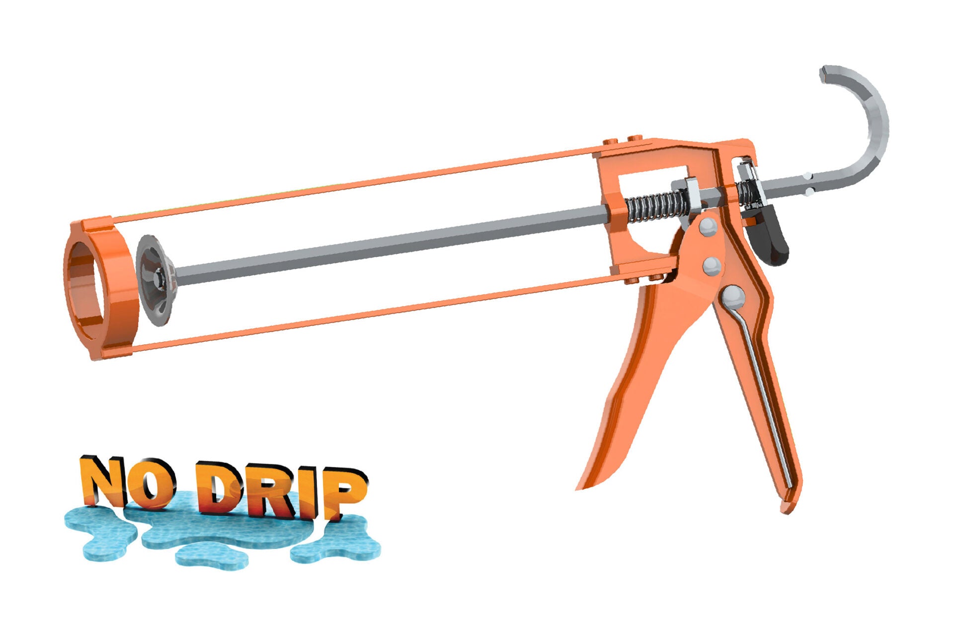 1/10th Gallon B-Line Manual Skeleton Cartridge Gun w/ 7:1 Drive