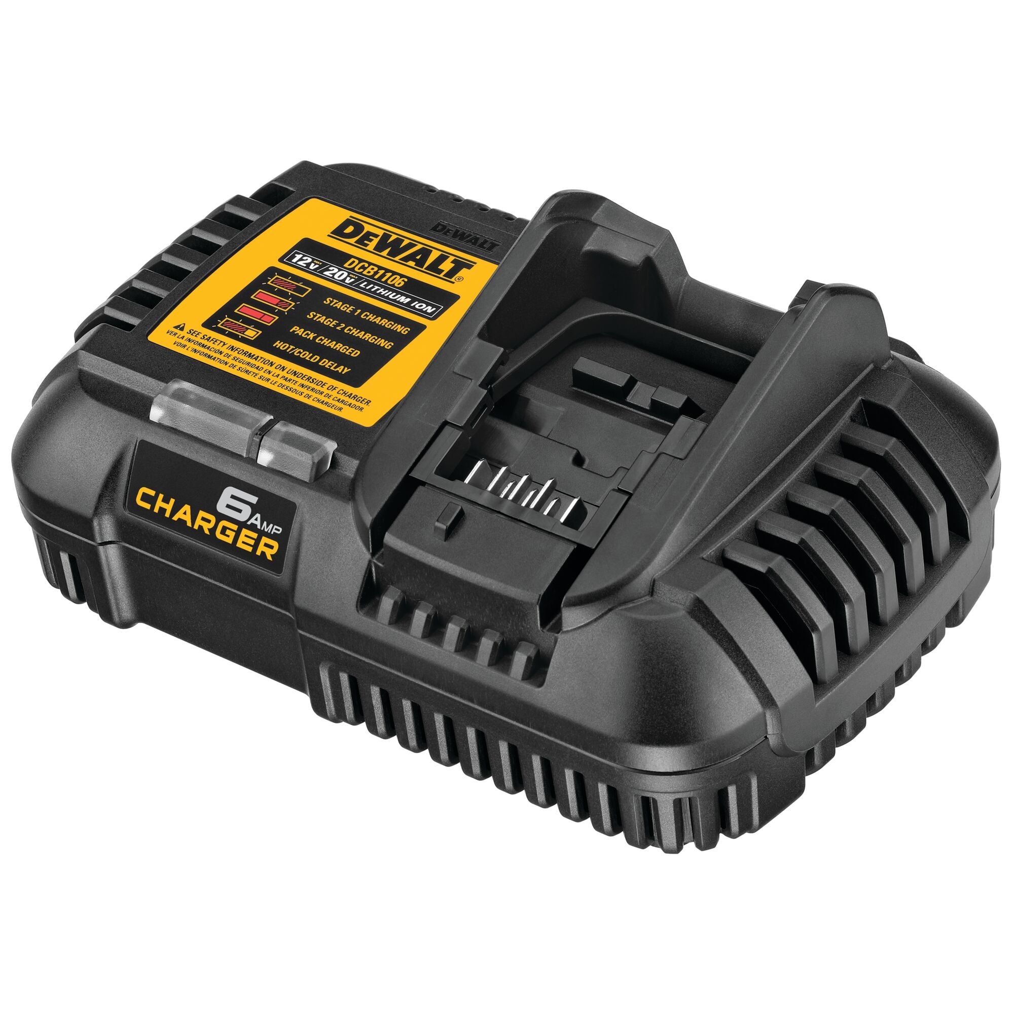 DeWALT 6 Amp Charger 12V,20V, 60V Max 2 Stage Charger