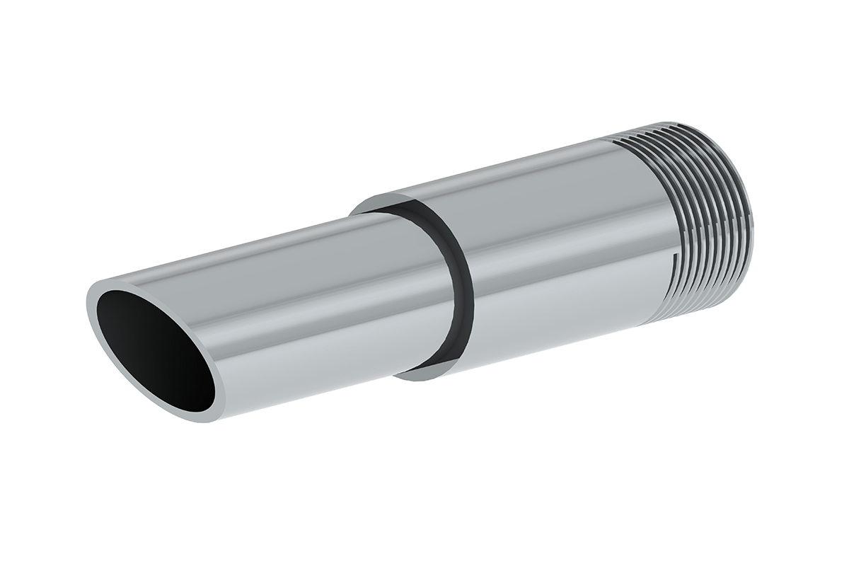Jumbo Round Metal Nozzle, 5/8" Diameter Bead - WRYKER Construction Supply