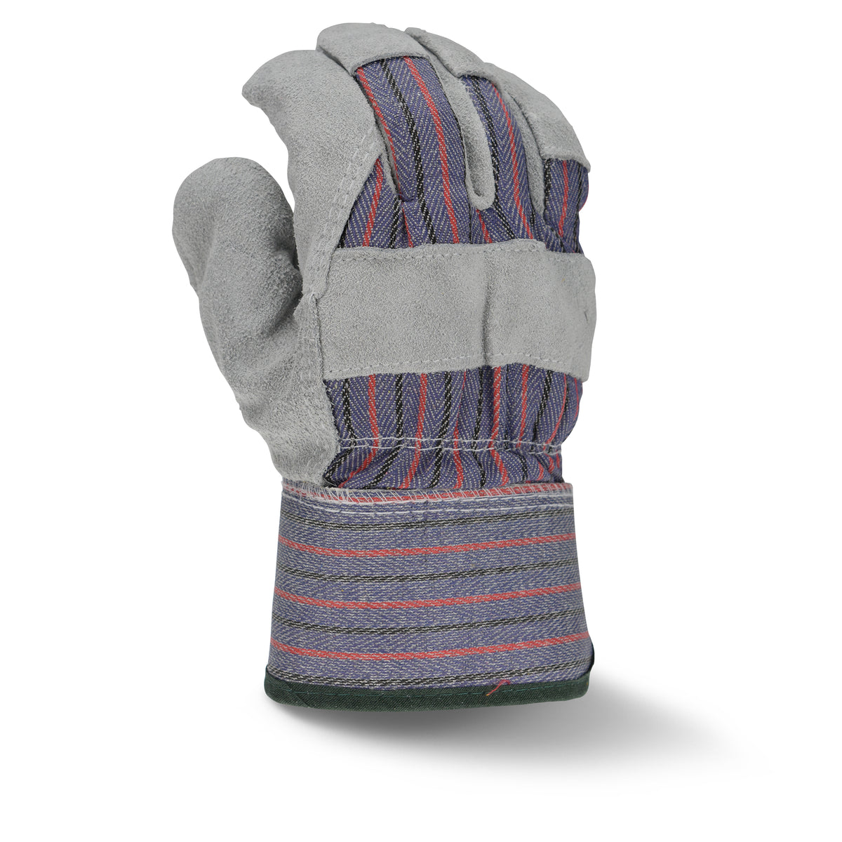 RWG3205 Fleece Lined Regular Shoulder Gray Split Cowhide Leather Glove (Pack of 12) - WRYKER Construction Supply