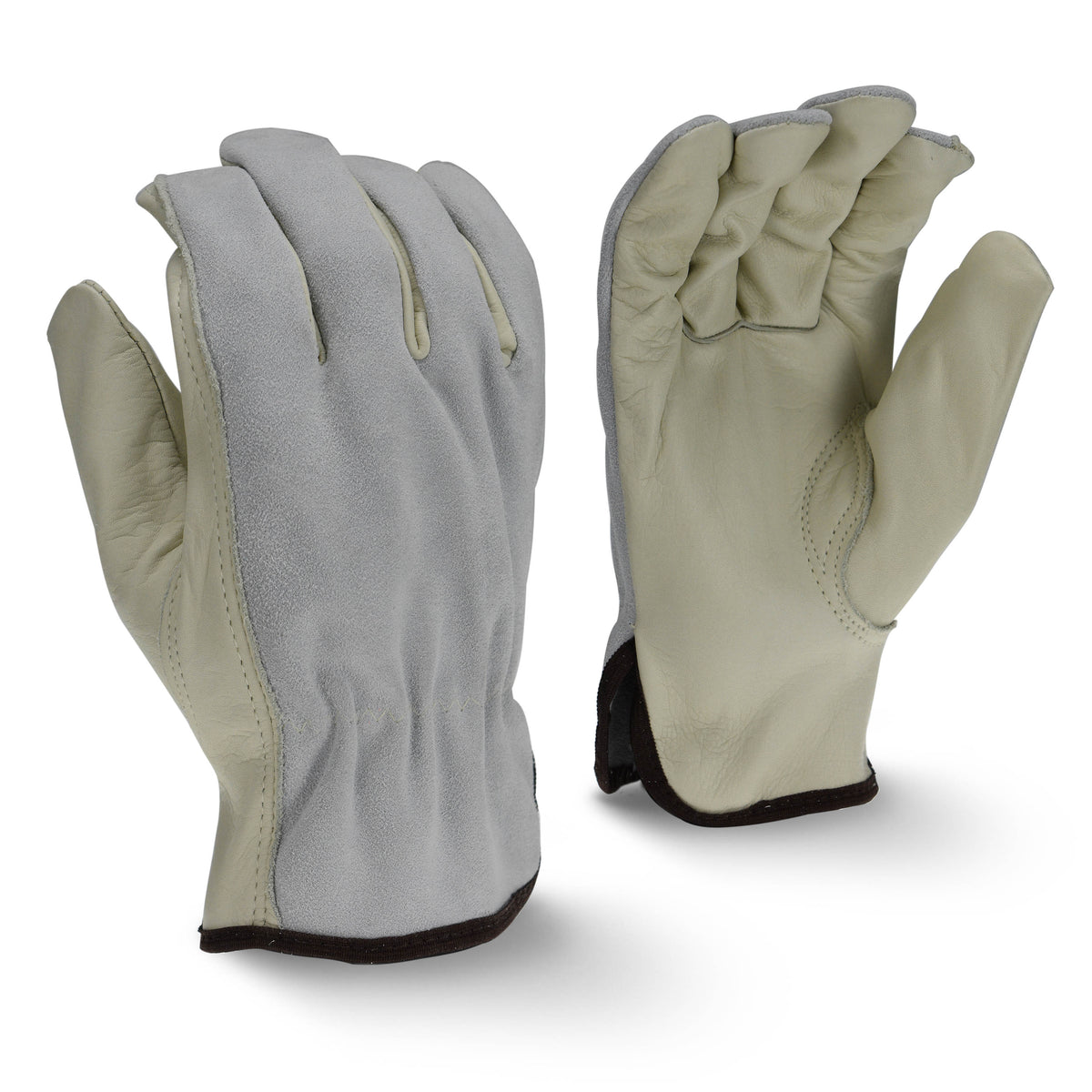 RWG4222 Standard Grain Cowhide Leather Driver (Pack of 12) - WRYKER Construction Supply