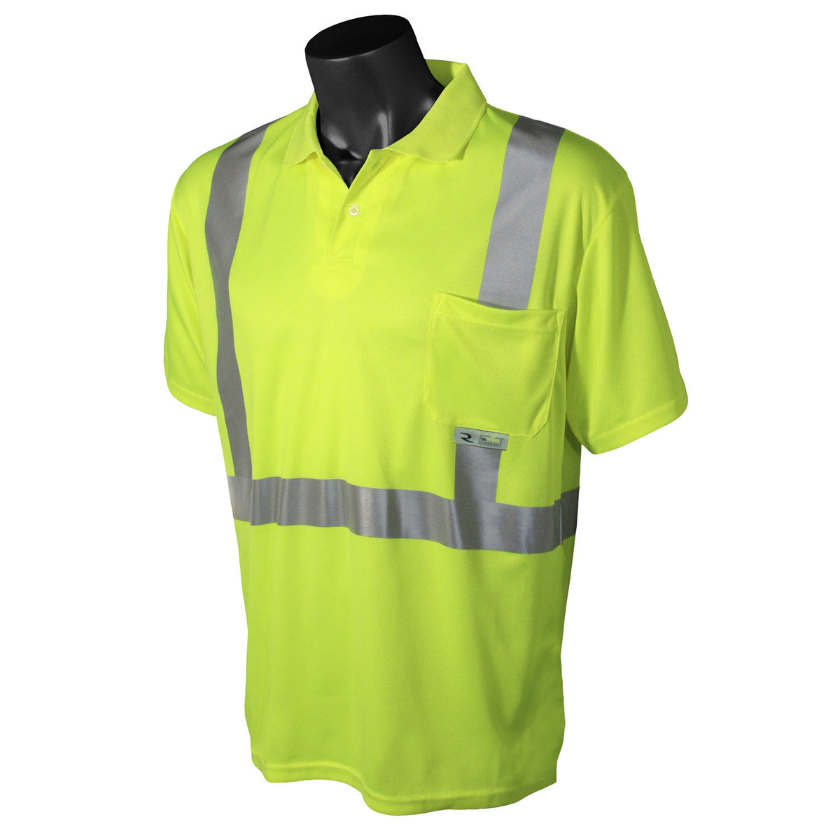 Polo de manga corta de seguridad de alta visibilidad ST12 Clase 2
