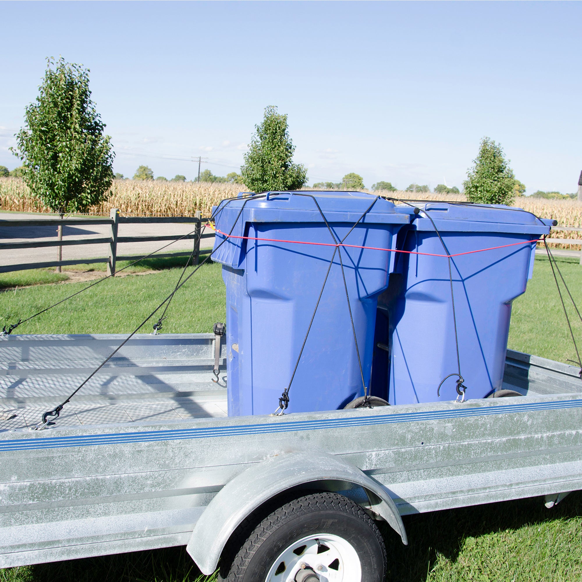 Cargo Net 60" X 72" with 12 Hooks and Net w-Storage Bag - WRYKER Construction Supply