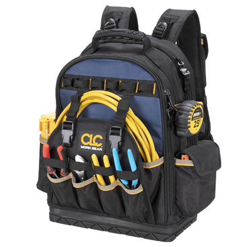 CLC 38 Pocket Tool Storage Molded Base Backpack