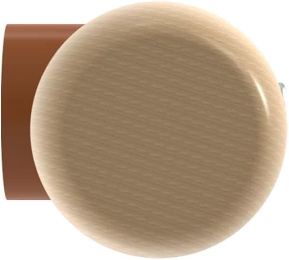 Everhard Seam Roller | 1-3/4" X 1-7/16" Single Fork Silicone Roller | 5" Wood Handle