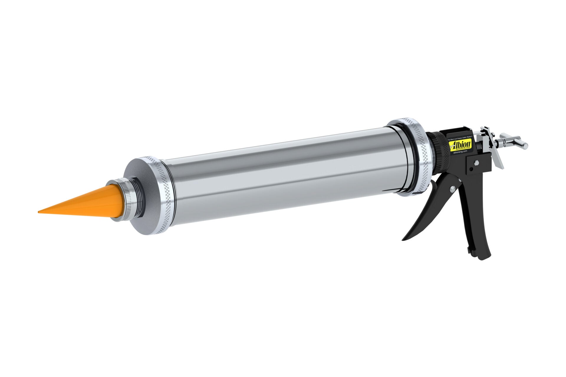 80oz Ultra Manual Bulk Gun w/ Orange Cone Nozzles - WRYKER Construction Supply