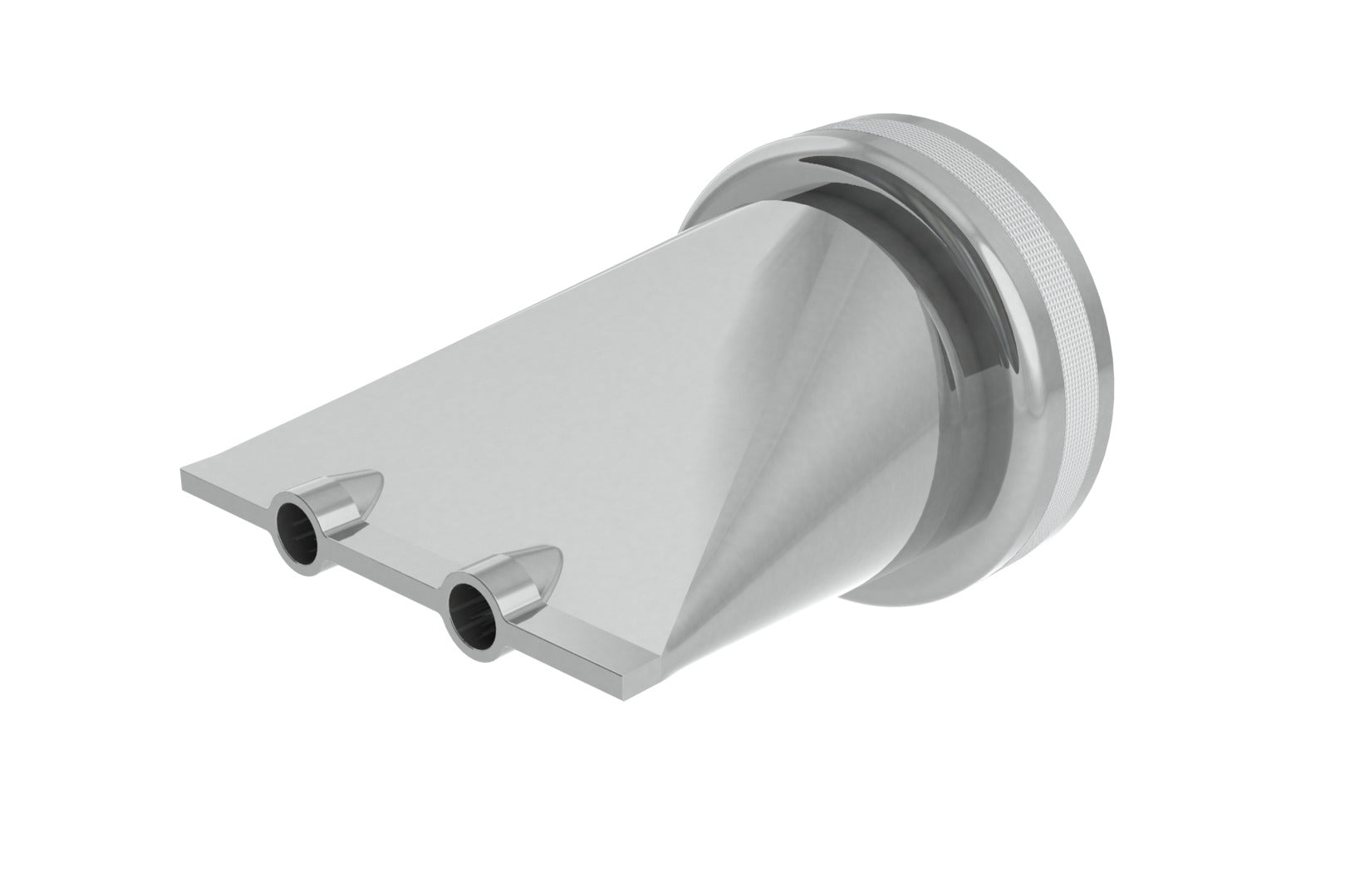 Double Bead Metal Nozzle, 3/8" Diameter x 1" Center - WRYKER Construction Supply