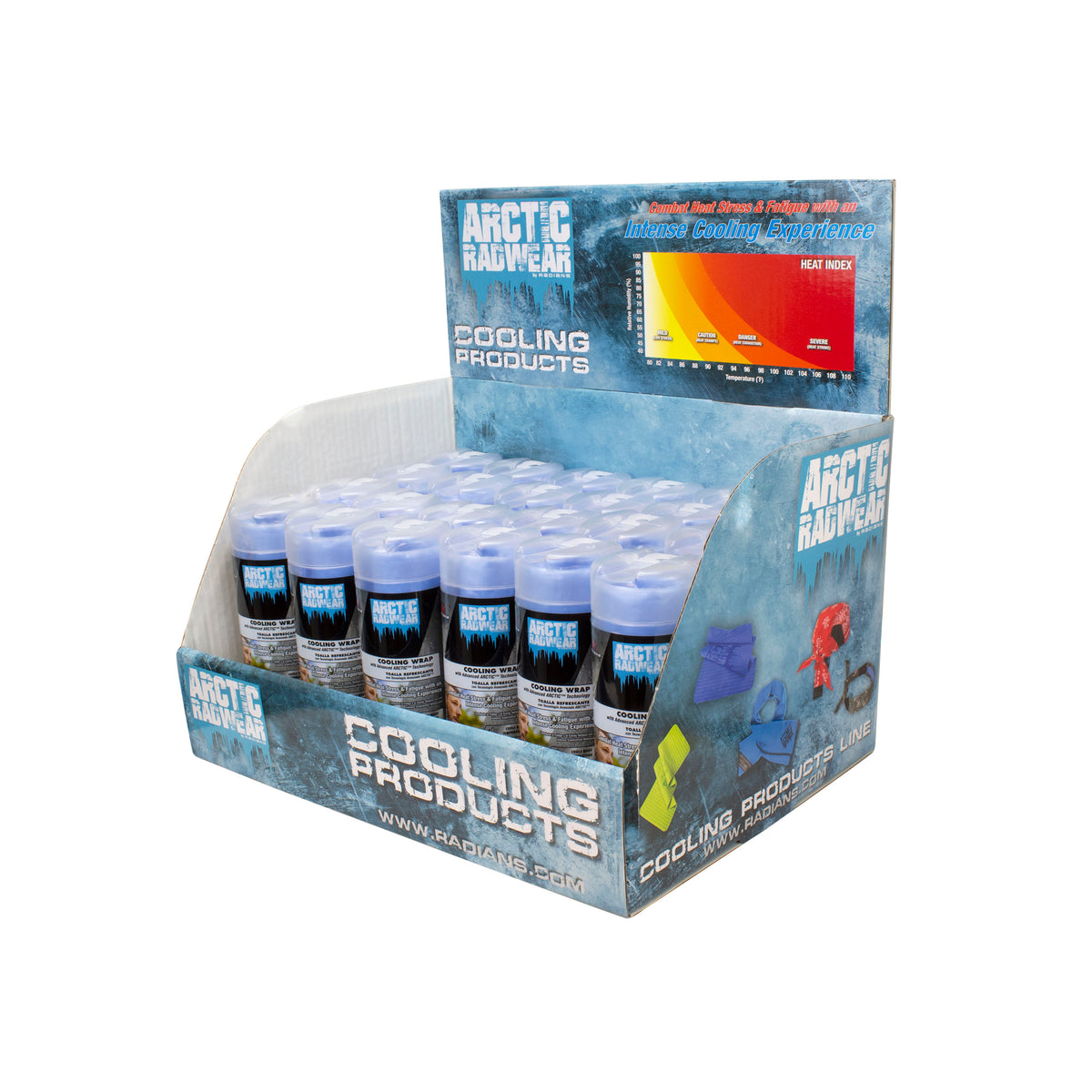 Exhibidor de mostrador de envoltura refrigerante Arctic Radwear®