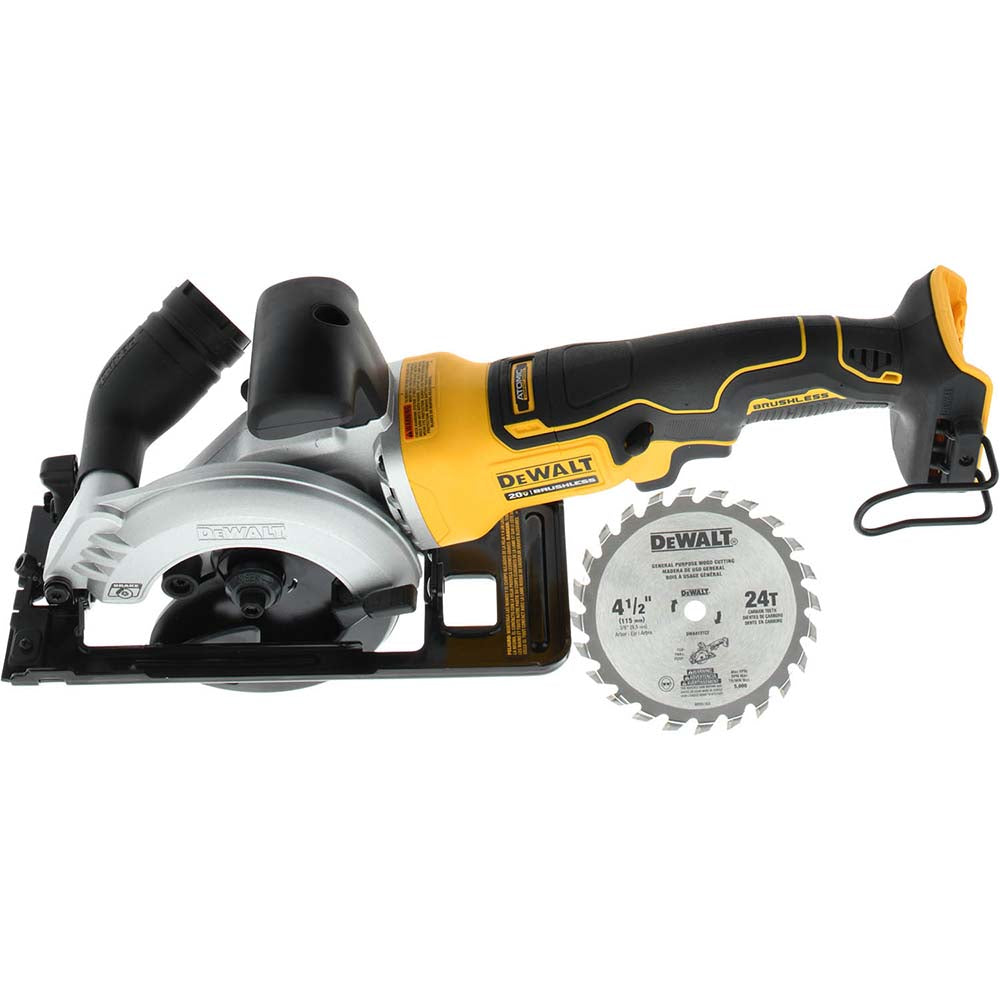 DeWALT DCS571B ATOMIC™ 20V MAX* Brushless Cordless 4-1/2 in. Circular Saw (Tool Only)