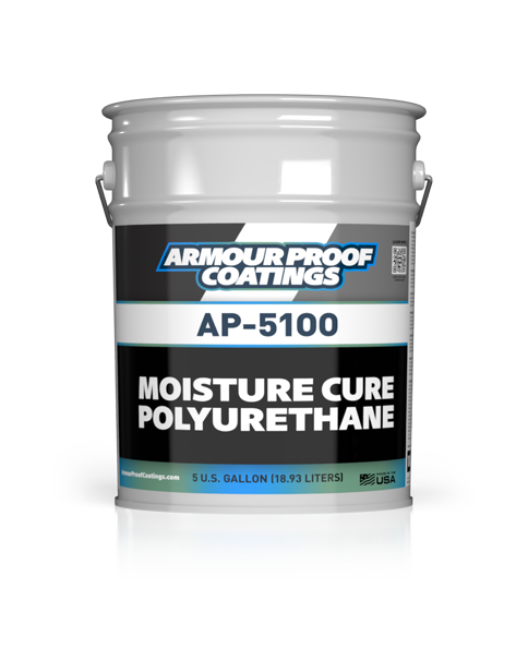 Armor Guard AP5100 Moisture Cure Polyurethane Silver 5 Gallon