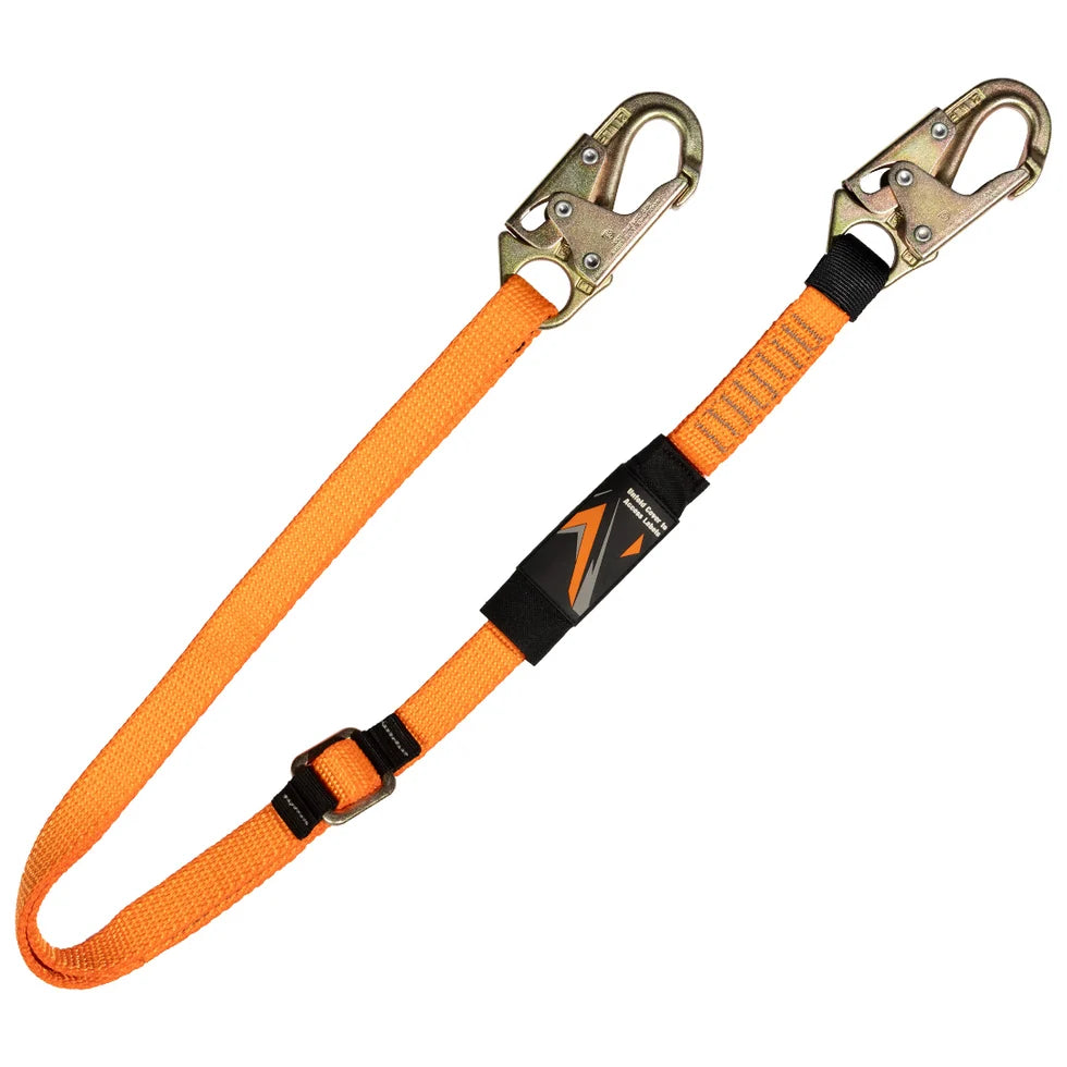 Malta C5200 4-6' Adjustable Restraint Lanyard with 2 Steel Snap Hooks