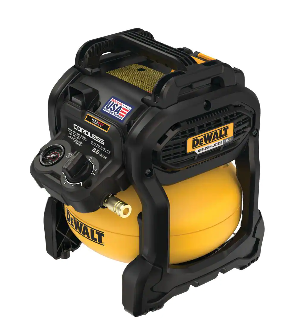 DeWALT DCC2520T1 2.5 Gal 20 Volt Flex Cordless Air Compressor Kit with