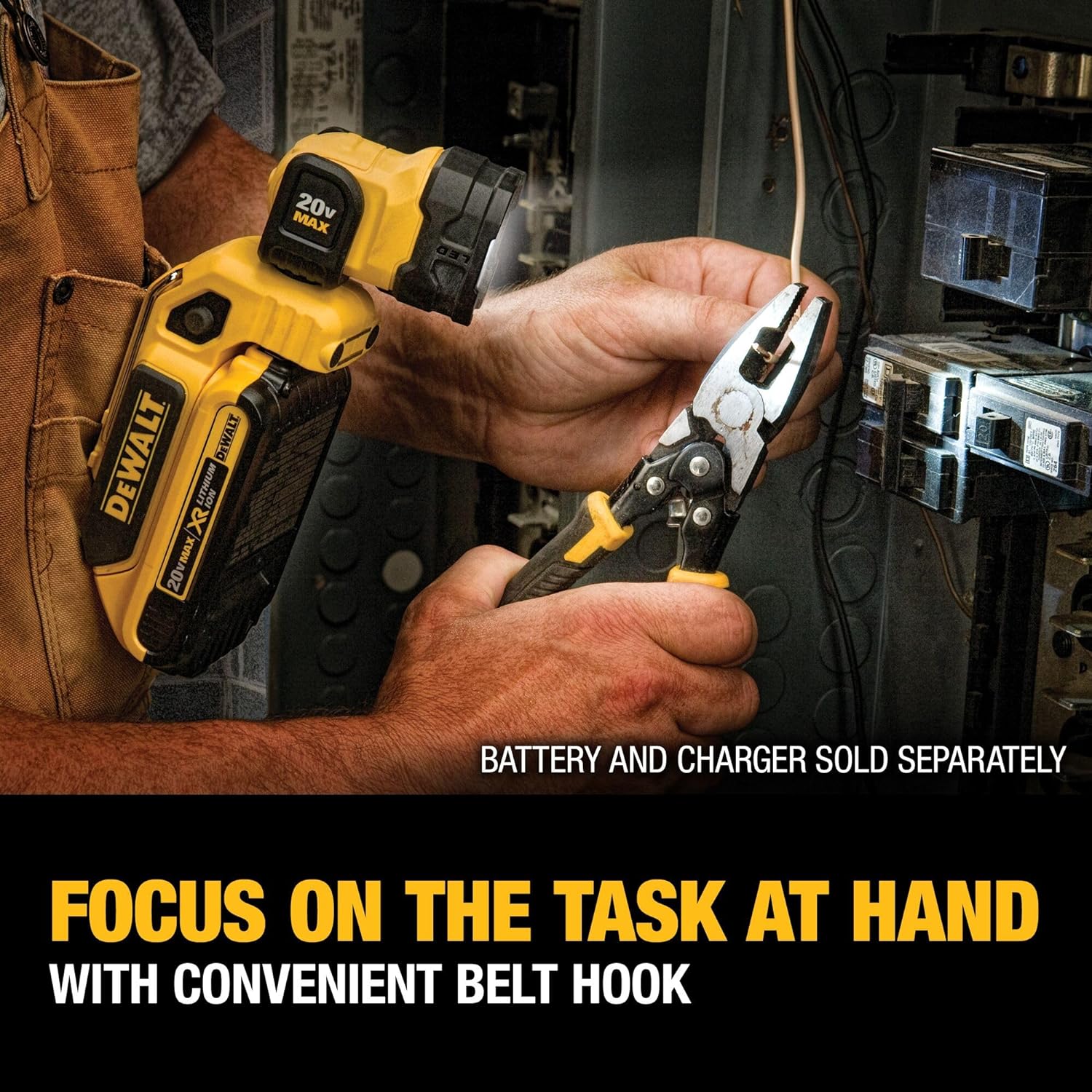 DeWALT 20 Volt Hand Held LED Work Light 165 Lumens