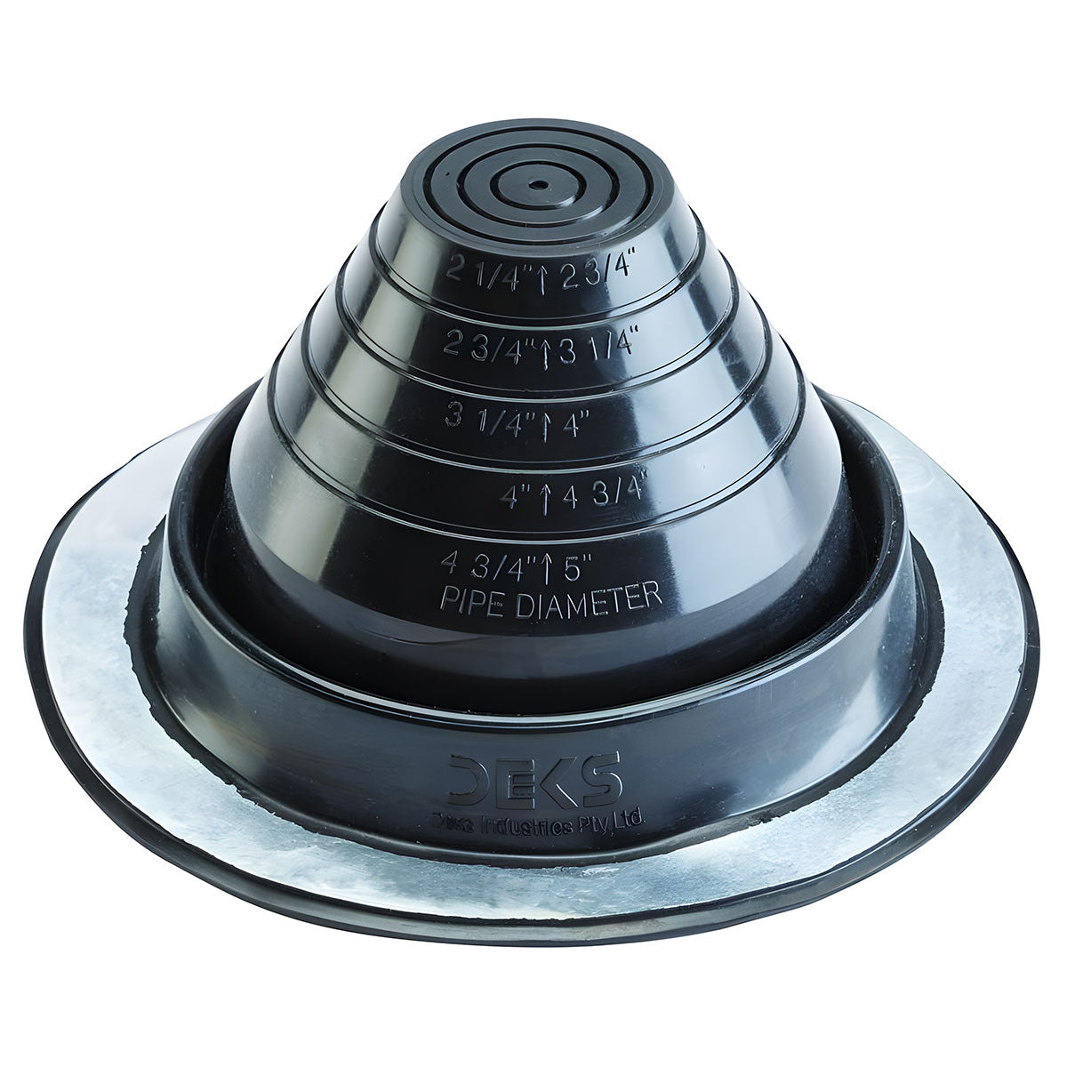 Dektite Original Round EPDM Flexible Pipe Flashing
