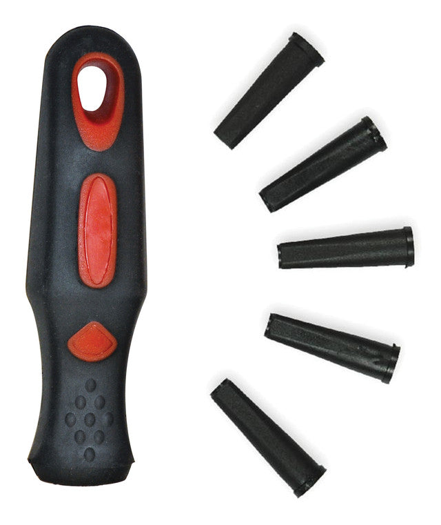 Soft Grip File Handle - Includes 5 inserts to fit sizes 6" to 14" files