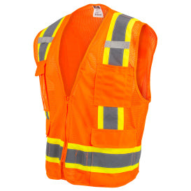 Radians SV6-2ZOM Class 2 Orange Performance Safety Vest