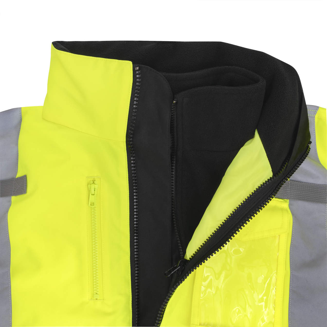 Radians RGH-SJ13 3-in-1 Class 3 Hi-Vis Bomber Jacket with Inner Heated Vest