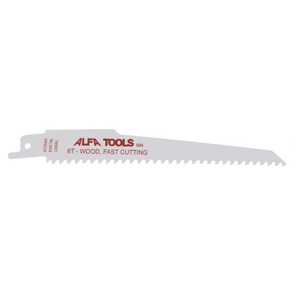 Reciprocating Saw Blade 6" - 6TPI for Wood