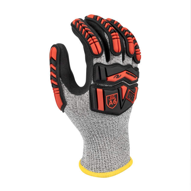 Radians RWG816 Acrylic Lined HPPE Shell with TPR and Nitrile Palm A6 Cut Protective Winter Glove