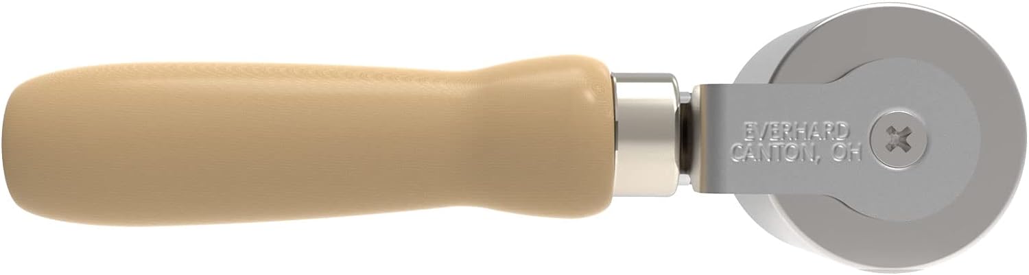 Everhard Seam Roller | 2" Steel Roller | Wood Handle