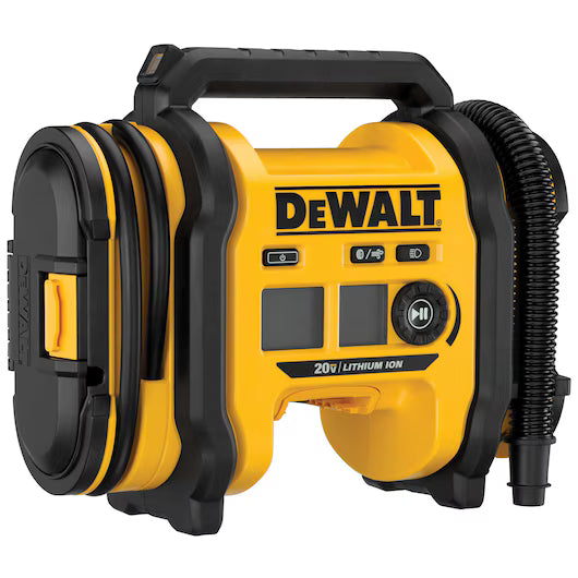 DeWALT DCC0201BP Tire Inflator Bare Tool 20 Volt, 12 Volt, 120 Volt