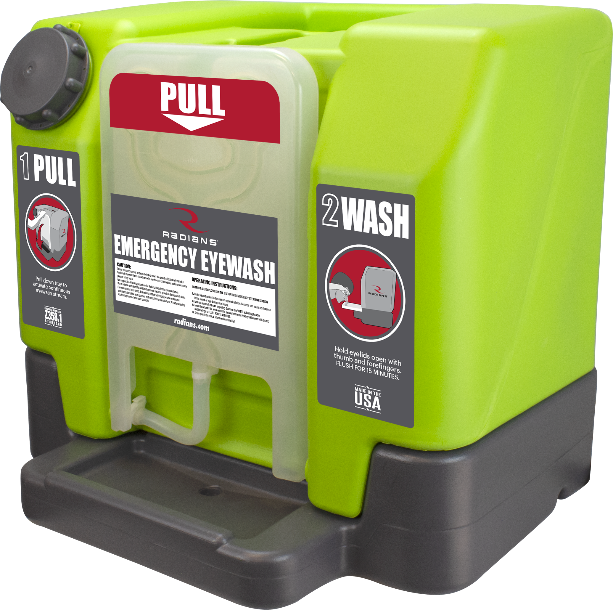 12 Gallon Emergency Eyewash Station