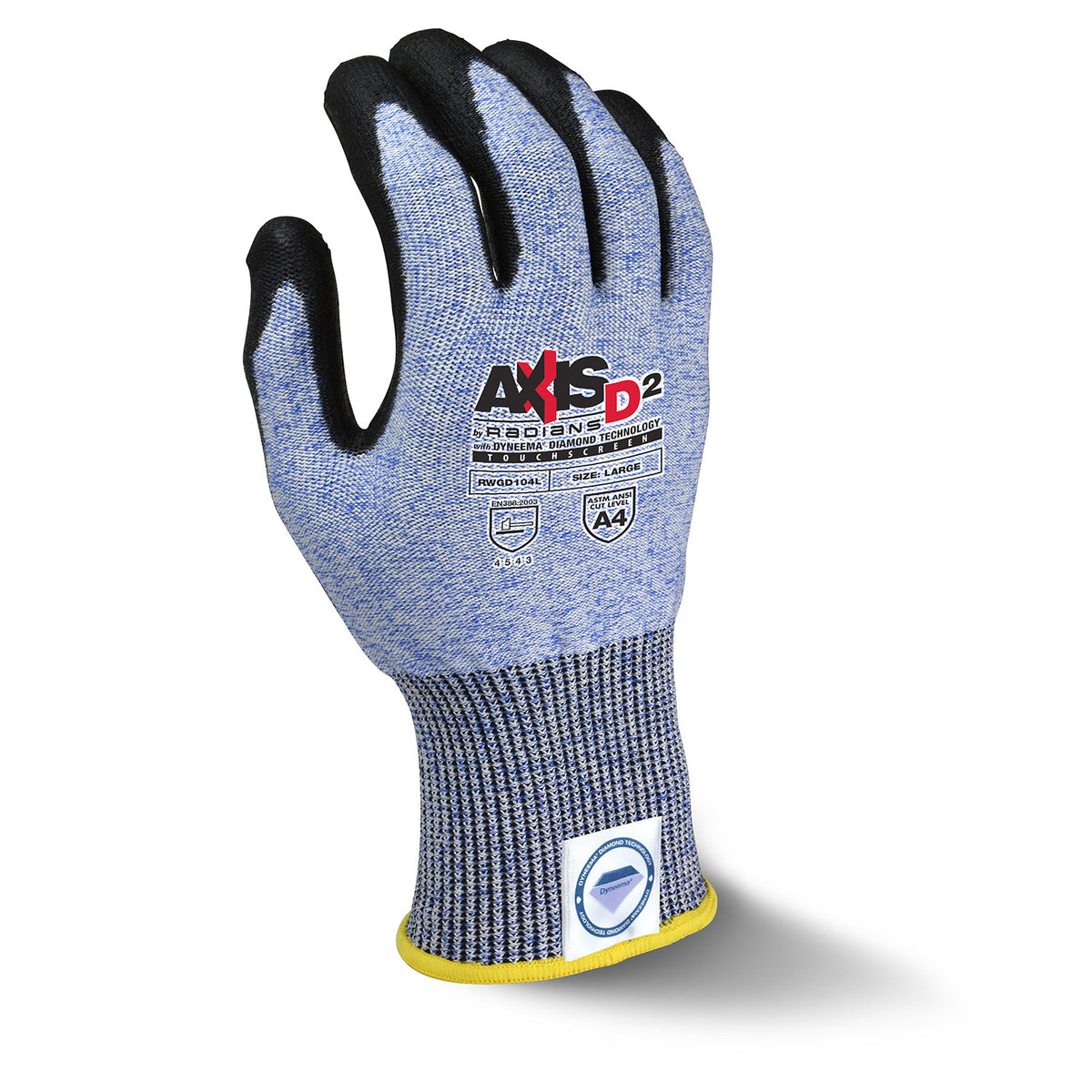 AXIS D2™ Dyneema® Cut Protection Level A4 Touchscreen Glove
