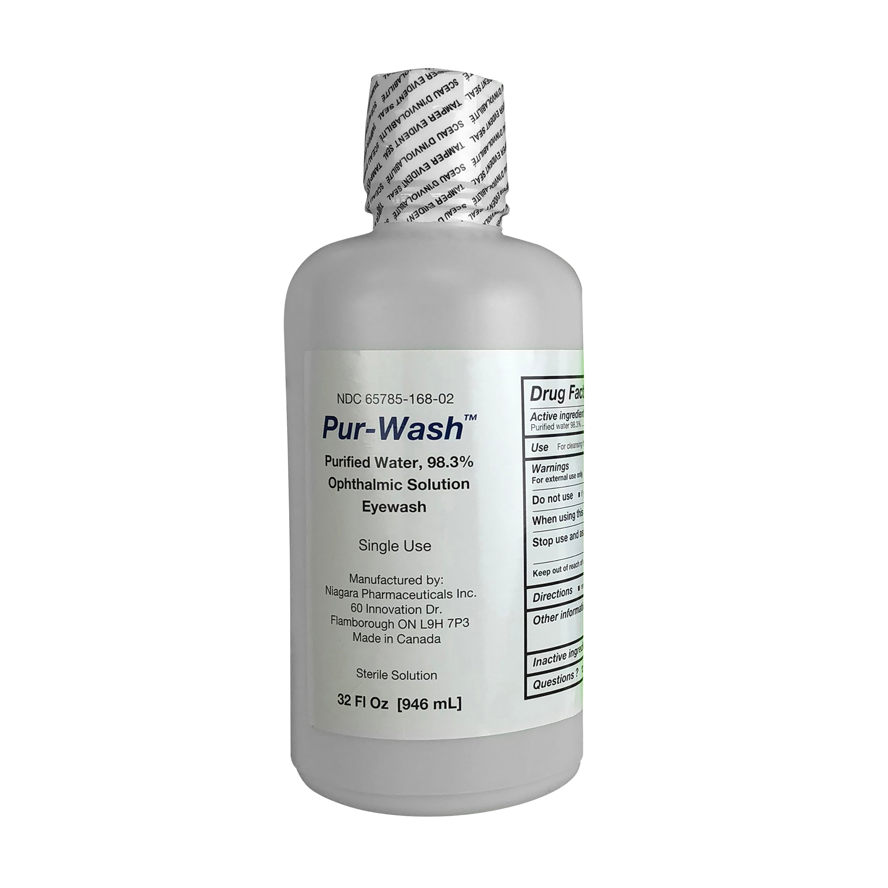 Emergency Eyewash Station Refill (32 oz Bottle)