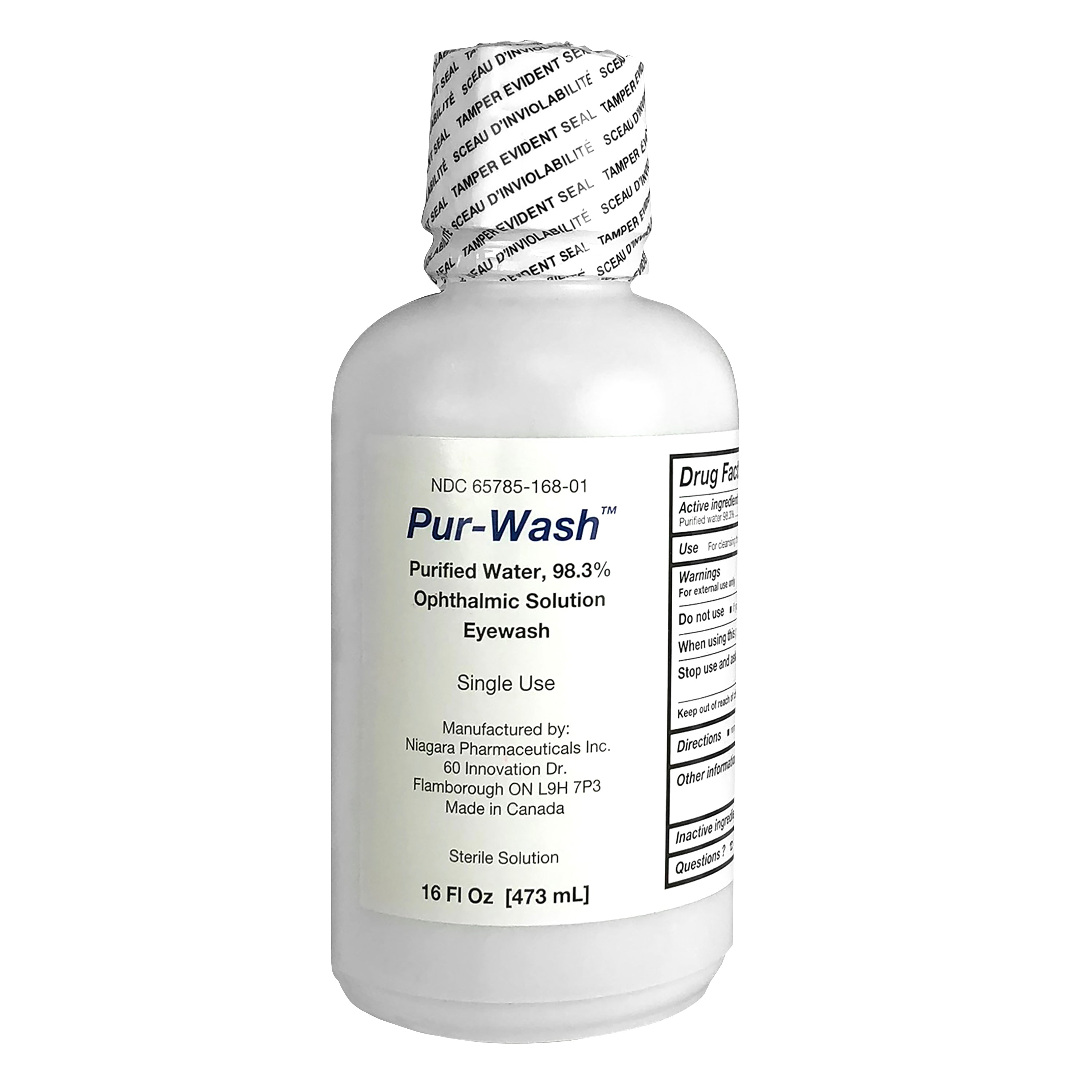 Emergency Eyewash Station Refill (16 oz Bottle)