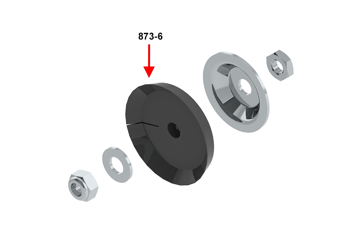 2" Polyplastic Piston Packing for B-Line Sausage Guns