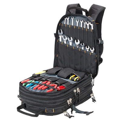 Tool Storage Backpack Molded Base CLC 38 Pocket Work Gear