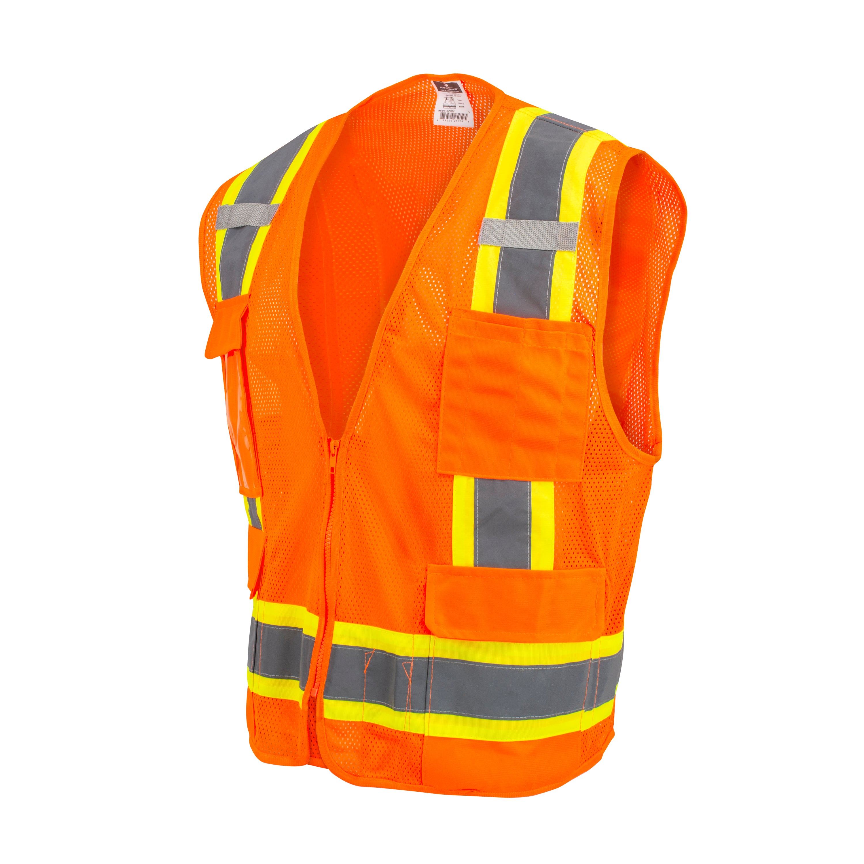 Radians SV6-2ZOM Class 2 Orange Performance Safety Vest