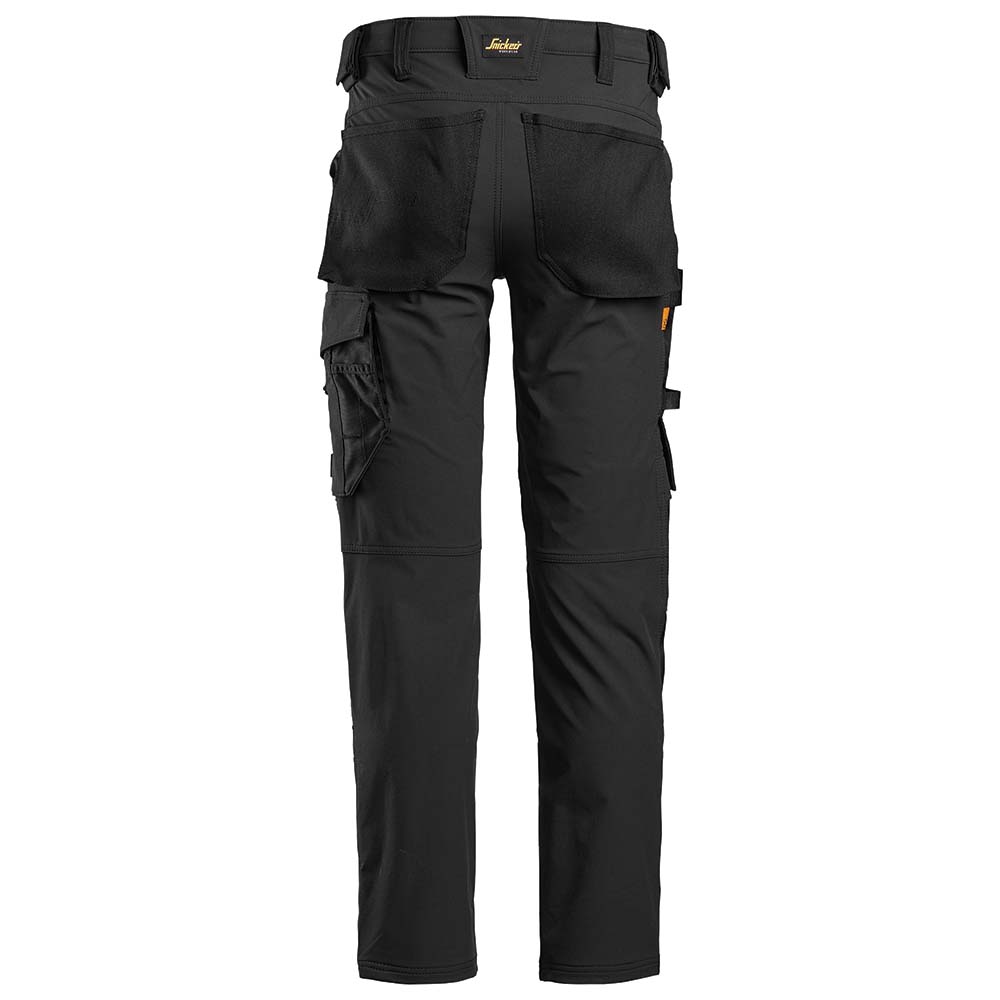 Snickers U6371 AllroundWork Stretch Work Pants (Black) - WRYKER Construction Supply