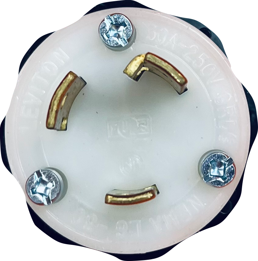 Leviton 2621 Industrial Grade Locking Plug Nema L6-30P, 30 Amp, 250 Volt