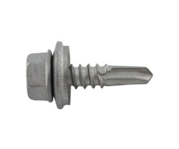 DeWALT TEK-3 DrillIt® Drill Screws with Bonded Sealing Washer, #3 Point Type, 5/16" Indented Hex Washer Head, Stalgard Finish