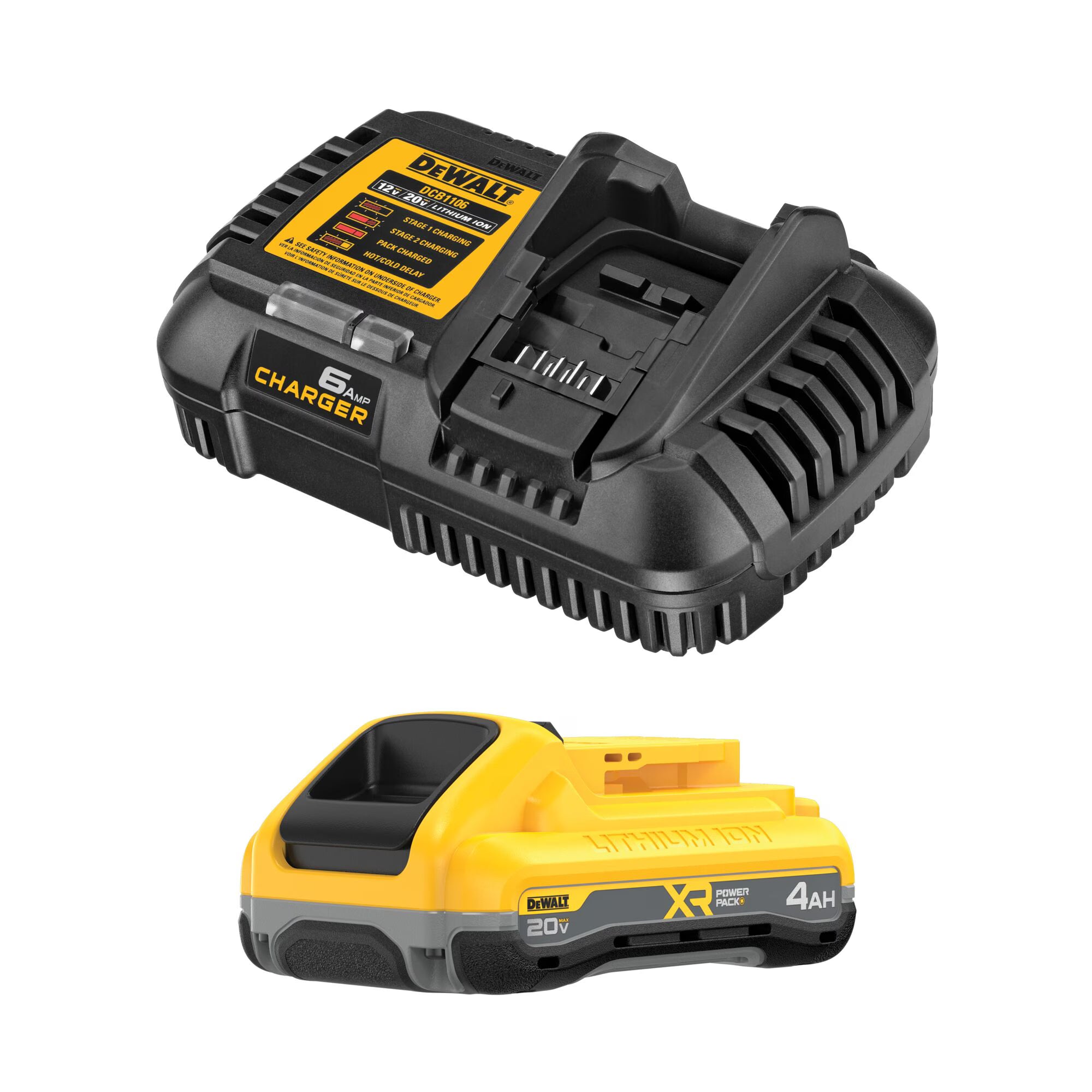 DeWALT DCK21001QQ2 20V Max Drill & Impact Kit: (1) DCD1007B (1) DCF845 (2) Batteries (1) Charger + Bag