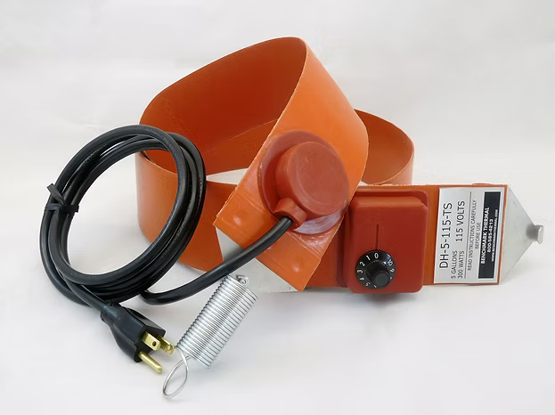 Metal Drum Heater 5 Gallon 115 Volt 300 Watt Adjustable 50-425 Deg. Fahrenheit