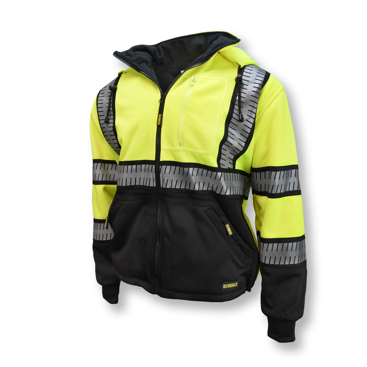 DSJ32-3 Deluxe Zip Front Class 3 Hoodie - WRYKER Construction Supply